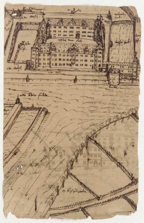 Kassel, Landgrafenschloss (recto), Melsungen, Kasseler Tor und Kasseler Gasse (verso)