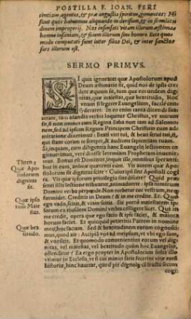 Postillae Sive Conciones Reuerend. D. Ioannis Feri, Metropolitanae Moguntinae Concionatoris absolutis. In Epist. & Euang. de Sanctis, quorum ... in Ecclesia Catholica celebratur memoria, [2]. ... a Festo Paschae vsque ad Aduentum ...