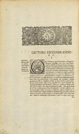 Lectori Devenerando S. P.