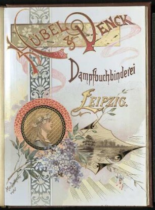 Hübel & Denck. Dampfbuchbinderei Leipzig.
