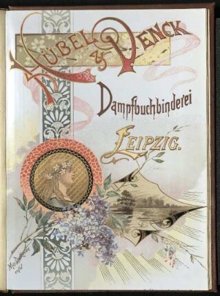 Hübel & Denck. Dampfbuchbinderei Leipzig.