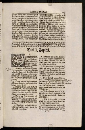 293-307, Das II. Capitel