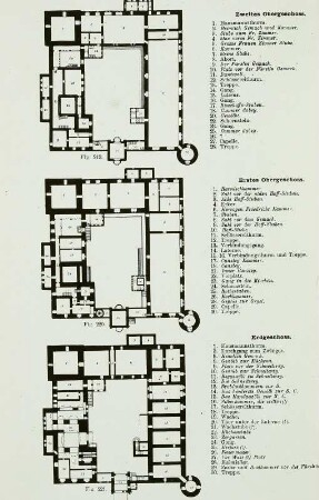 Grundrisse nach dem Modell von 1528 : Grundrisse n. d. Modell v. 1528