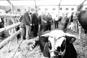 Freiburg im Breisgau: Eröffnung der Badischen Landwirtschaftsschau [mit Rolf Böhme]