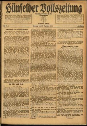 Ausgabe vom Montag, den 29. Dezember 1919.