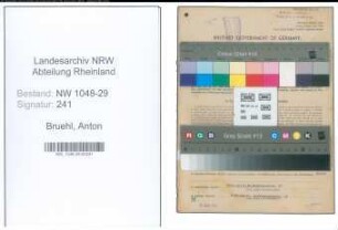 Entnazifizierung Anton Bruehl , geb. 13.04.1901 (Beamter)