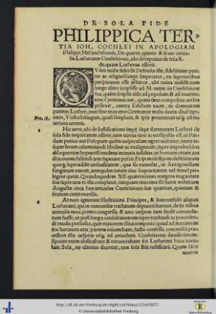 Philippica III.
