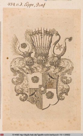 Wappen des Grafen von der Lippe