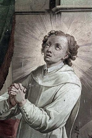 Die heilige Ursula erscheint dem heiligen Norbert und die Auffindung ihrer Reliqiuen in Köln