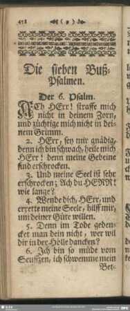 Die sieben Buß-Psalmen