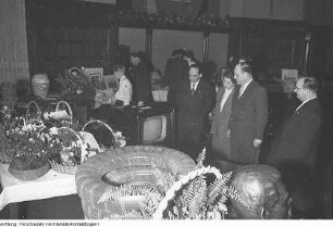 80. Geburtstag von Wilhelm Pieck, Veranstaltung des Rat des Bezirkes, Kundgebung anlässlich des Geburtstages, 3. Januar 1956