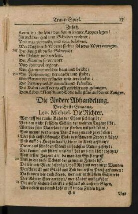 Die Andere Abhandelung.