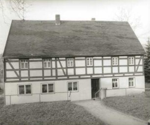 Dörnthal (Pfaffroda-Dörnthal), Hauptstraße 61. Wohnhaus (Hof Nr. 39). Straßenfront