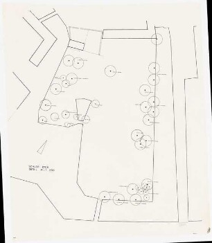 Restaurierung des Landschaftsparks Schloss Dyck, Jüchen: Detailplan 1:200