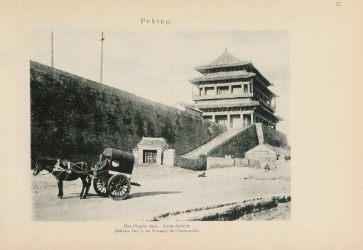 Peking. Das Pingtsê mên. Innen-Ansicht