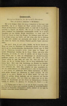 Hammurabi : König von Babylon, der Zeitgenosse Abrahams
