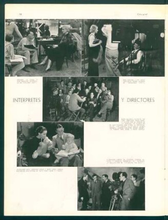 Intérpretes y directores