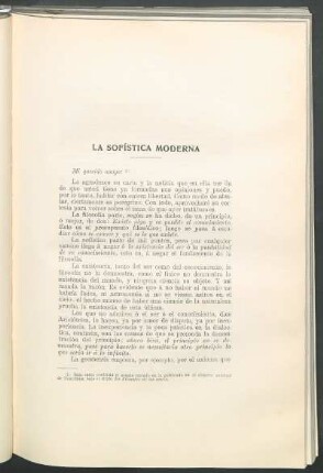 La sofística moderna