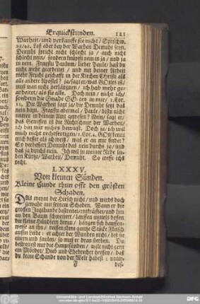 LXXXV. Von kleinen Sünden. Kleine Hunde thun offt den grösten Schaden.
