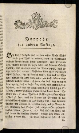 7r-7v, Vorrede zur andern Auflage.