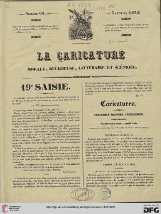 Numéro 62 (5 Janvier 1831)