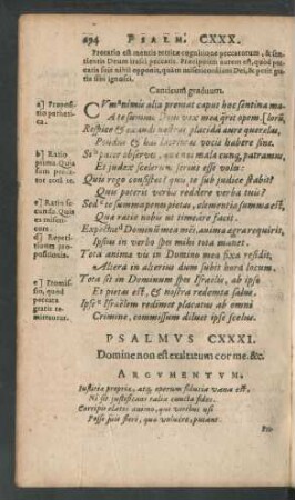 Psalmus CXXXI. - Psalmus CXL.