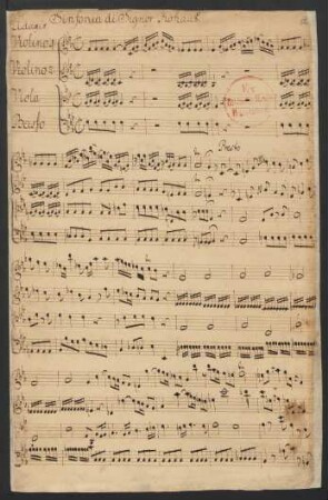 Sinfonien; orch; f-Moll