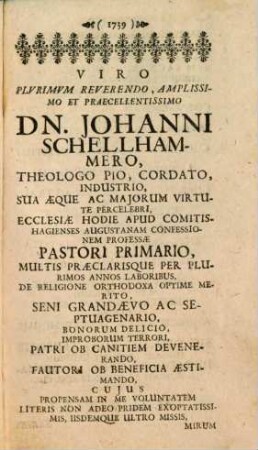 Memoriae Theologorum Nostri Seculi Clarissimorum Renovatae Decas ..., 14