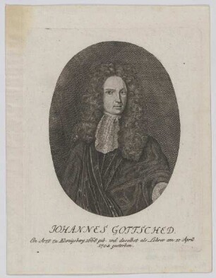 Bildnis des Johannes Gottsched