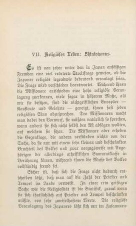 VII. Religiöses Leben: Shintoismus