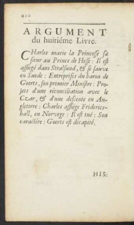 Argument du huitiéme Livre.