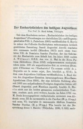 490-536 Zur Eucharistielehre des heiligen Augustinus