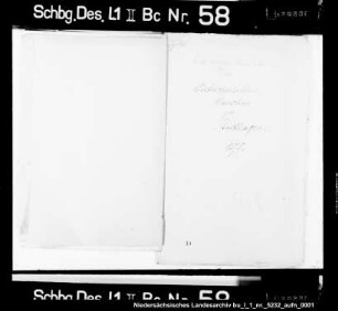 Korrespondenz des Anton Wietersheim betr. Persönliches