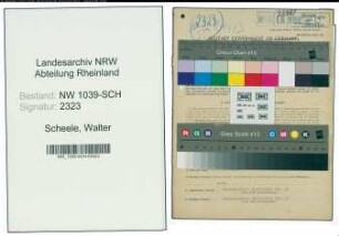 Entnazifizierung Walter Scheele , geb. 12.12.1906 (Baubeamter)