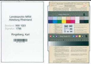 Entnazifizierung Karl Ringelberg, geb. 09.06.1905 (Kraftfahrer)