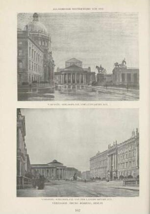 Variante: Schlossplatz, vom Lustgarten aus, Variante: Schlossplatz, von der Langen Brücke aus