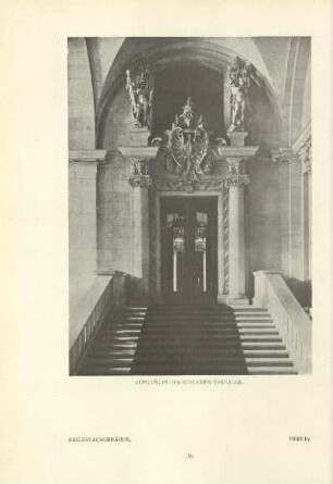 Reichstagsgebäude. Aufgang in der südlichen Vorhalle. Berlin