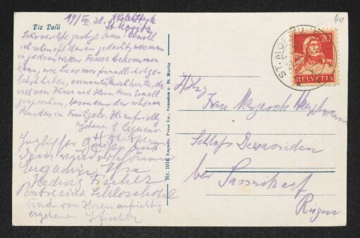Brief von Hedwig Fischer und Samuel Fischer an Margarete Hauptmann