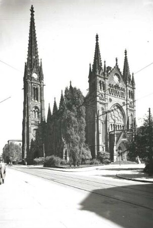 Leipzig, Peterskirche : Leipzig. Peterskirche. Ansicht von Nordwesten