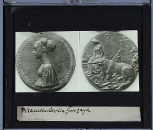 Pisanello, Bronze-Medaille der Cecilia Gonzaga