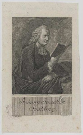 Bildnis des Johann Joachim Spalding