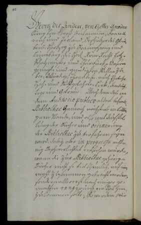 Einrichtung der Bibliothek und Transportberechnung durch Professor Gesner.