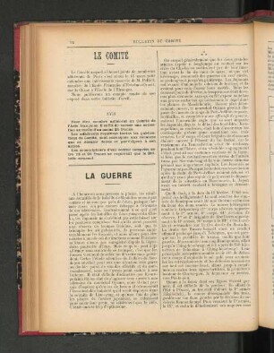 La Guerre.