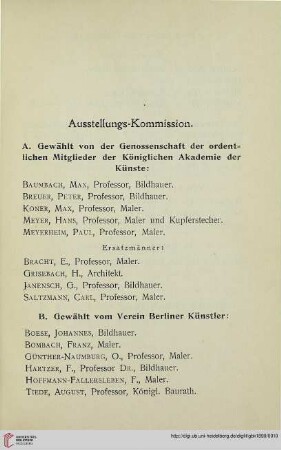 Ausstellungs-Kommission