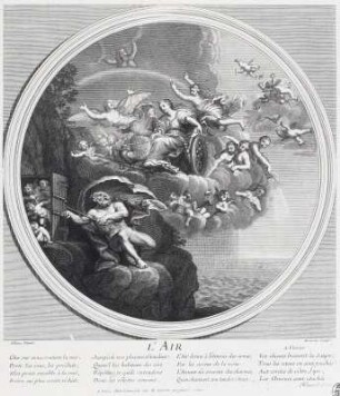 Beauvais nach Albani: Das Element Luft (Juno auf einer Wolke unterwegs zu Jupiter)