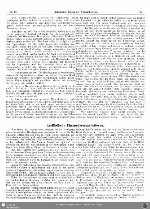 Ausländische Uhrmacherorganisationen