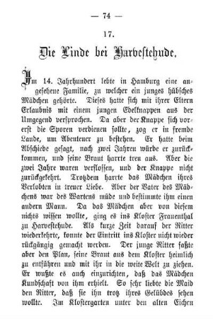 17. Die Linde bei Harvestehude.