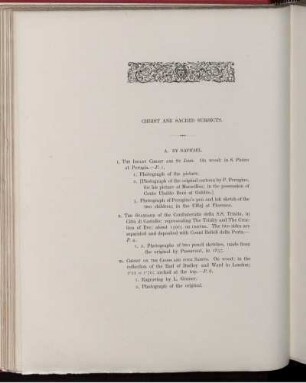 Christ and Sacred Subjects