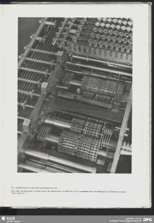 Eingeweide einer Buchungsmaschine