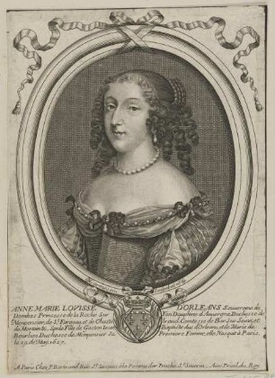 Bildnis der Anne Marie Lovisse d'Orleans